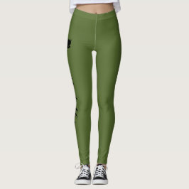 Persoonlijke Kroon Olijfgroen Leggings