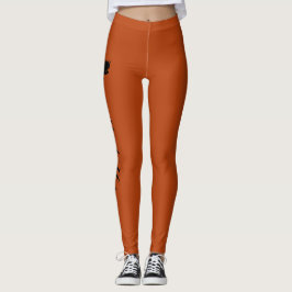 Persoonlijke Kroon Roest Oranje Leggings