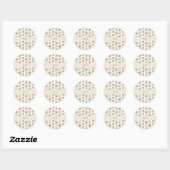 Persoonlijke Kruiden Giftzak met Aangepaste Naam Ronde Sticker (Vel)