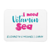 Persoonlijke kruising behoefte aan vitamine-Zee ma Magneet (Horizontaal)