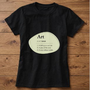 Persoonlijke Kunst Woordenboek Stijl T-shirt