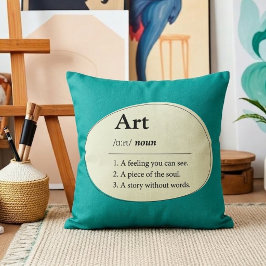 Persoonlijke Kunst Woordenboek Stijl Worp Kussen