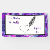 Persoonlijke kunstbanner voor kunstevenementen spandoek (Horizontaal)