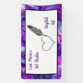 Persoonlijke kunstbanner voor kunstevenementen spandoek (Verticaal)