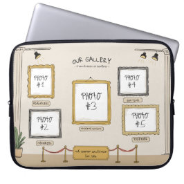 Persoonlijke Kunstgalerie Aangepaste Foto Laptop H Sleeve