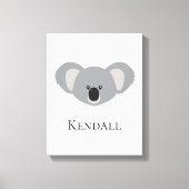 Persoonlijke kunstprint Koala-kinderboerderij Canvas Afdruk (Voorkant)