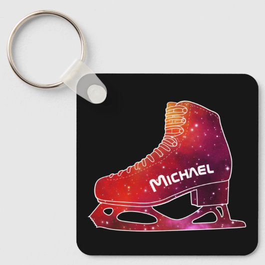 Persoonlijke kunstschaats Space Boot Sleutelhanger (Voorkant)