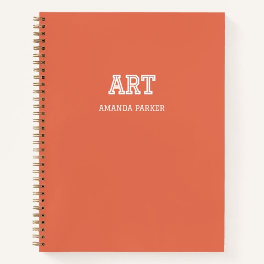 Persoonlijke Kunstschool Agenda Koraal (Voorkant)