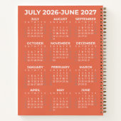 Persoonlijke Kunstschool Agenda Koraal (Achterkant)