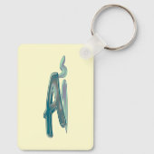 Persoonlijke Kunstsleutelhanger Sleutelhanger (Achterkant)