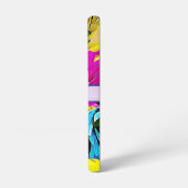 Persoonlijke Kunstzinnige Bloemige Madeliefjes Naa Samsung Galaxy Hoesje (Linkerkant)