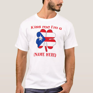 Persoonlijke kus Ik ben Puerto Ricaans shirt