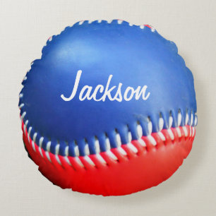 Persoonlijke Kussen Rood Wit Blauw Honkbal