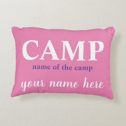 Persoonlijke kussen voor zomerkamp (Achterkant)