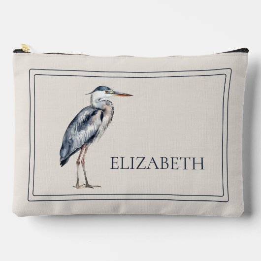 Persoonlijke kust Blauwe Reiger Vogel Etui (Voorkant)