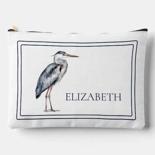 Persoonlijke kust Blauwe Reiger Vogel Etui (Voorkant)