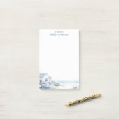 Persoonlijke kust Post-it® notities | Strandhuis Notes (Op bureau)