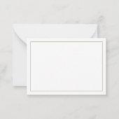 Persoonlijke kustpalmboom notitiekaartje (Achterkant)