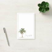Persoonlijke kustpalmboom post-it® notes (Kantoor)