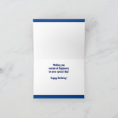 Persoonlijke kwallen Happy Birthday Kaart (Binnen)