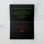 Persoonlijke Kwanzaa Kaarten (Binnen)