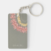 Persoonlijke Lā Lei door Wander met Aloha Sleutelhanger (achterkant)