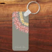 Persoonlijke Lā Lei door Wander met Aloha Sleutelhanger (Achterkant)