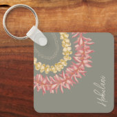 Persoonlijke Lā Lei door Wander met Aloha Sleutelhanger (Voorkant)