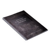 Persoonlijke laat en steen notitieboek (Rechterzijde)