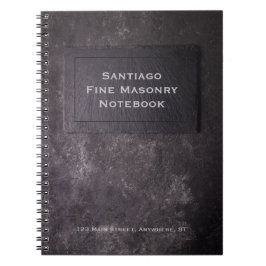 Persoonlijke laat en steen notitieboek