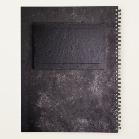 Persoonlijke laat en steen planner (Achterkant)