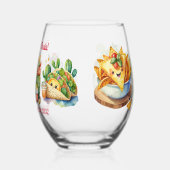 Persoonlijke Laatste FIESTA Bachelorette CACTI Lla Wijnglas Zonder Voet (Links)