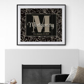 Persoonlijke Laatste Naam Print Jubileum Cadeau