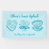 Persoonlijke 'Laatste Plons' vrijgezellenfeest ban Spandoek (Horizontaal)