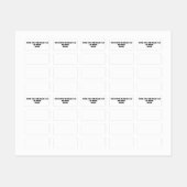 Persoonlijke labels (Vel)