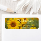 Persoonlijke labels voor Sunflower Return-adres (Insitu)