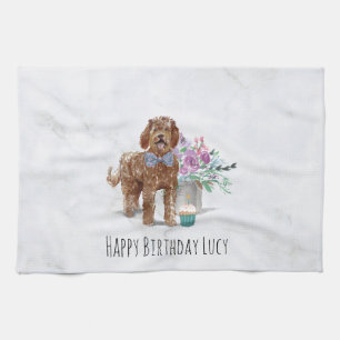 Persoonlijke labradole Dog Kitchen Tea Towel Theedoek