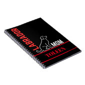 Persoonlijke labrador Dog Notitieboek (Rechterzijde)