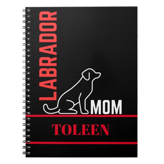 Persoonlijke labrador Dog Notitieboek (Voorkant)