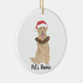 Persoonlijke Labrador (Dudley) Keramisch Ornament (Rechts)