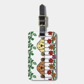 Persoonlijke labrador Duo die je Bagagelabel ziet (Voorkant verticaal)