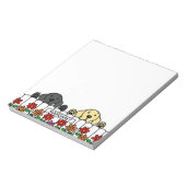 Persoonlijke labrador Duo die je Notitieblok ziet (Linkerzijde)