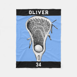 Persoonlijke Lacrosse Cadeau-ideeën Fleece Deken