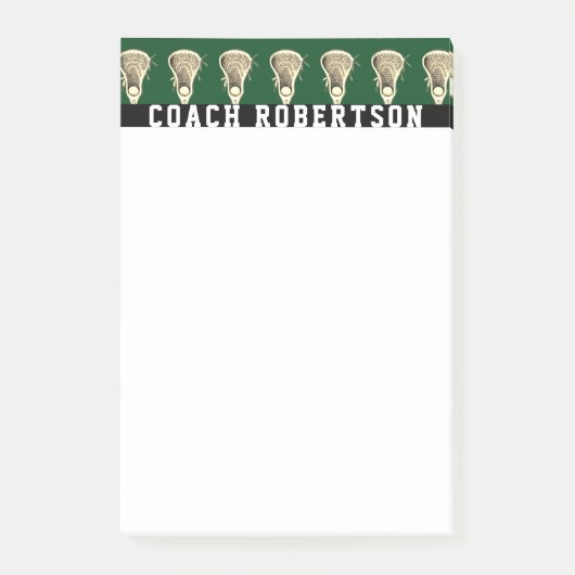 Persoonlijke Lacrosse Cadeau Notities Post-it® Notes (Voorkant)