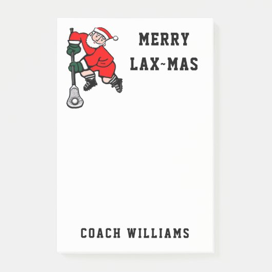 Persoonlijke Lacrosse-cadeau-notities Post-it® Notes (Voorkant)