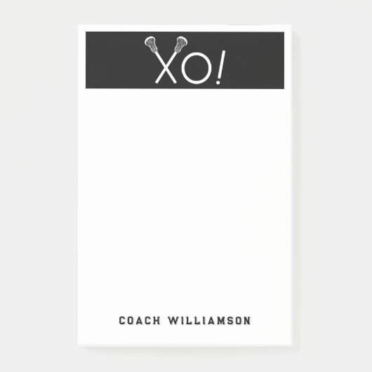 Persoonlijke Lacrosse Cadeaus Post-it® Notes (Voorkant)