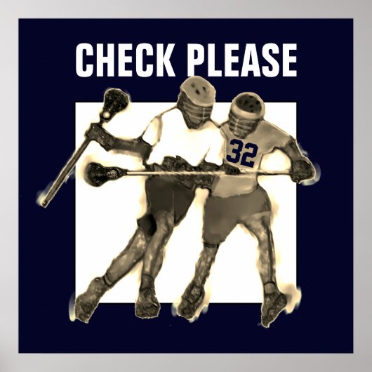 Persoonlijke Lacrosse Decoratie (Voorkant)