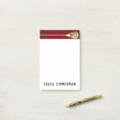 Persoonlijke Lacrosse Post-it® Notes (Op bureau)