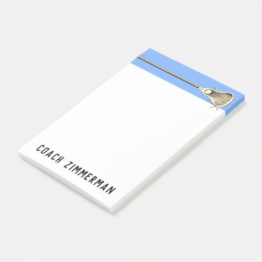 Persoonlijke Lacrosse Post-it® Notes (Schuin)