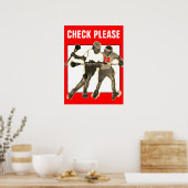 Persoonlijke Lacrosse Poster (Keuken)